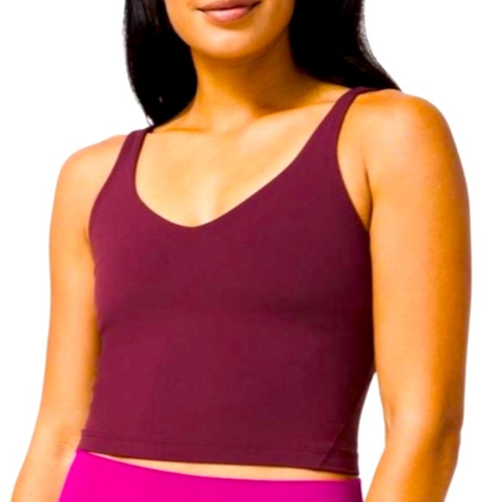 Lululemon align tank in Midnight maroon